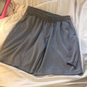 Puma mens gray shorts